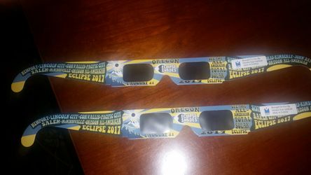 Eclipse sun glasses from eye doctor