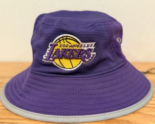Vintage Lakers New Era Logo Bucket Hat