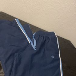 Champion blue windbreaker/jogging pants size small