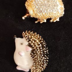 Hedgehog Pins/Brooches $10 each 