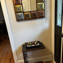 Wall Mirror & Table