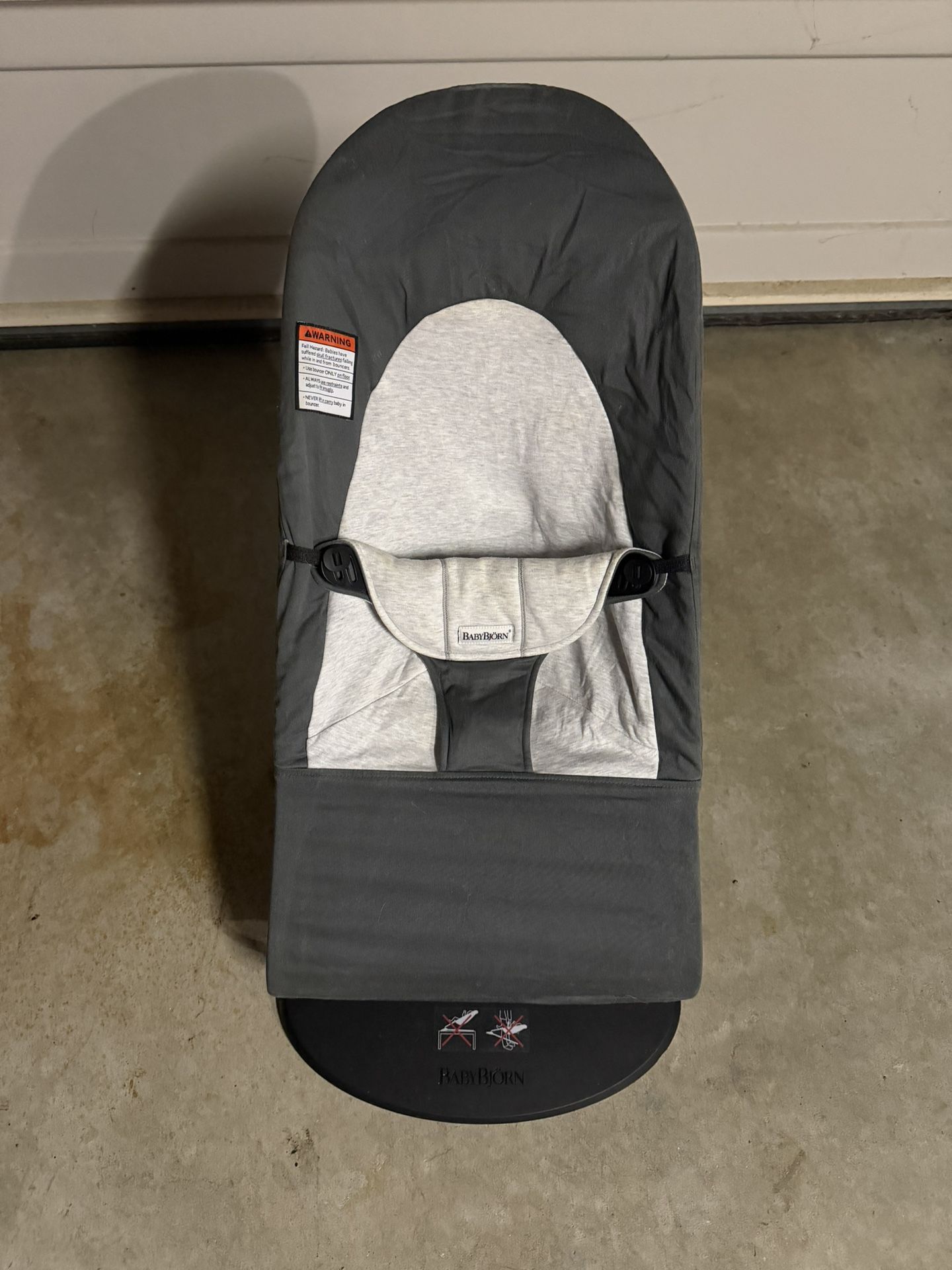BabyBjorn Balance Soft Cotton Bouncer - Gray