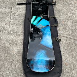 Burton Balance 148.5 Snowboard  & Travel Bag