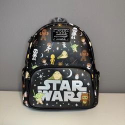 Disney Parks Loungefly Star Wars Characters Backpack New 2024