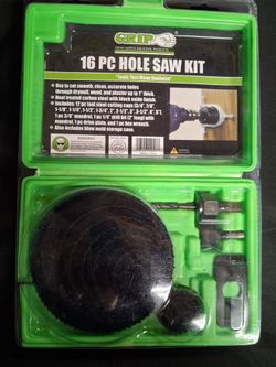 GRIP 16-Piece Hole Saw Kit