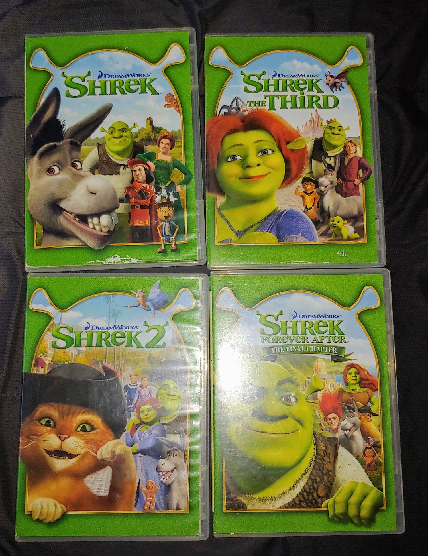 Shrek DVD's