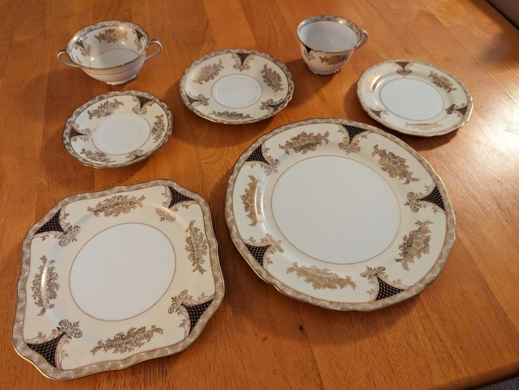 Vintage 1930s Noritake China set "Kenwood"
