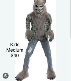 Kids Werewolf Halloween Costume Medium