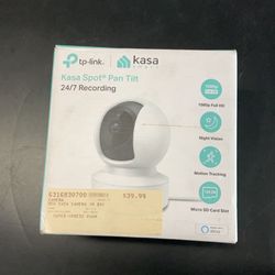 TP-link Kasa Spot Pan Tilt Camera in Box