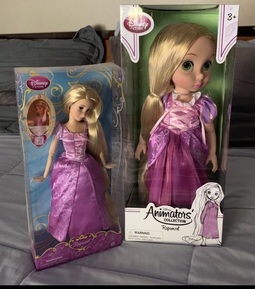 Disney Rapunzel Collector Doll And Rapunzel Barbie NEW