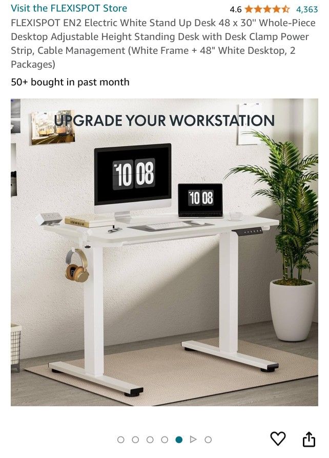 FlexiSpot Standing Desk (New, Box Unopened)