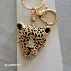 Tiger 🐅  Bejeweled Keychain