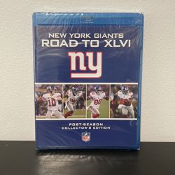 The New York Giants Road To XlVI Blu-Ray NEW SEALED Super Bowl NFL Football