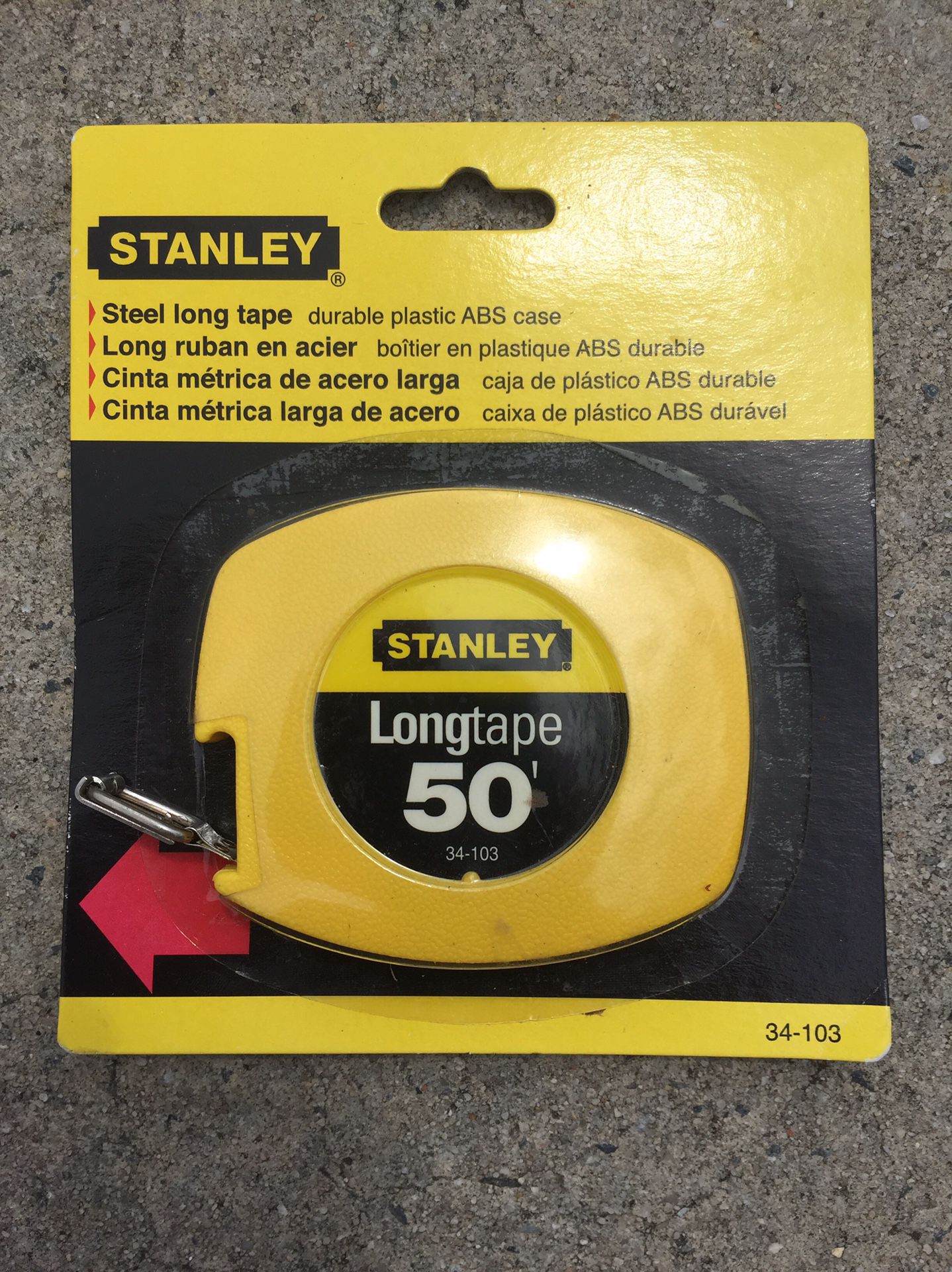 Stanley Steel Long Tape Measure - 50 feet