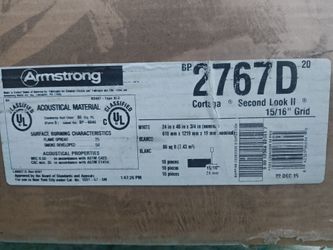 Armstrong Cortega Second Look II Ceiling Tiles 2x4