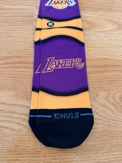 Stance LA Lakers socks new Sz Large