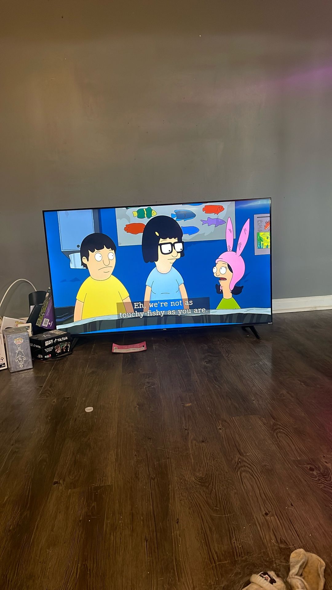 TCL 55” TV With Smart With Roku