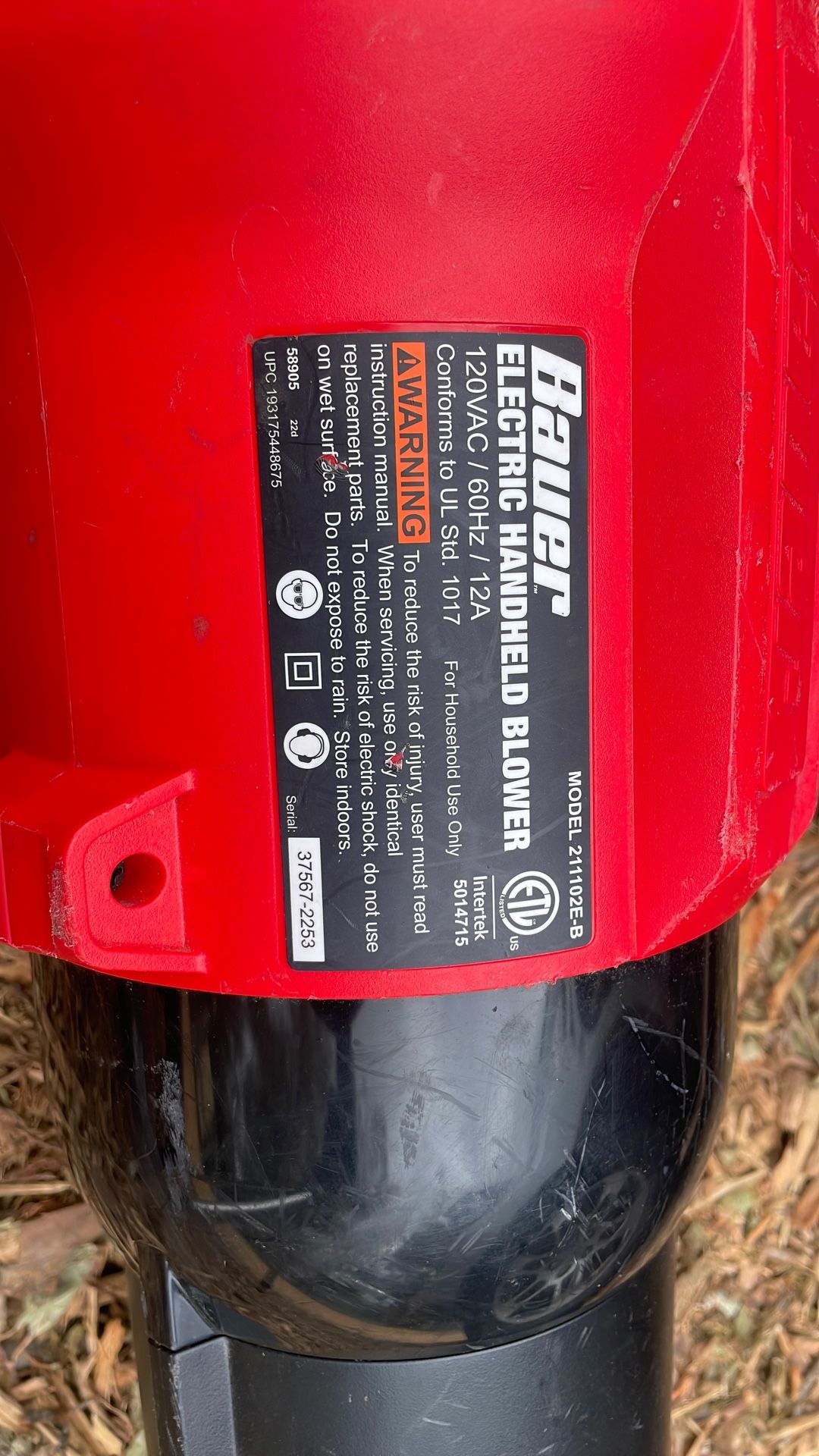 Bauer yard blower .power for the money 50$