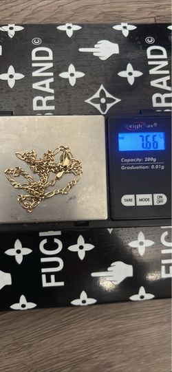 14k figaro chain