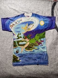90s Disney Shirt All Over Print Size L