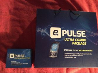 E PULSE ULTRA COMBO PACKAGE / LIFETIME WARRANTY PACK MUSCLE RELIEF