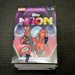 2026 Topps Neon Marvel Trading Cards Blaster Box