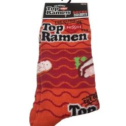 'Top Ramen' Novelty Crew Socks - Size 6 - 12 *NEW*