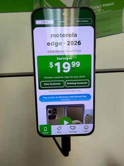 Get the Motorola Edge 2026 for $19.99 when you switch to Cricke t!