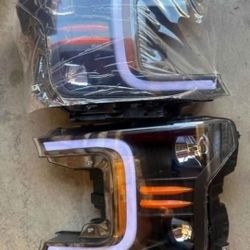18-20 Ford F150 LED DRL Headlights Luces Micas Calaveras Faros Faroles Focos