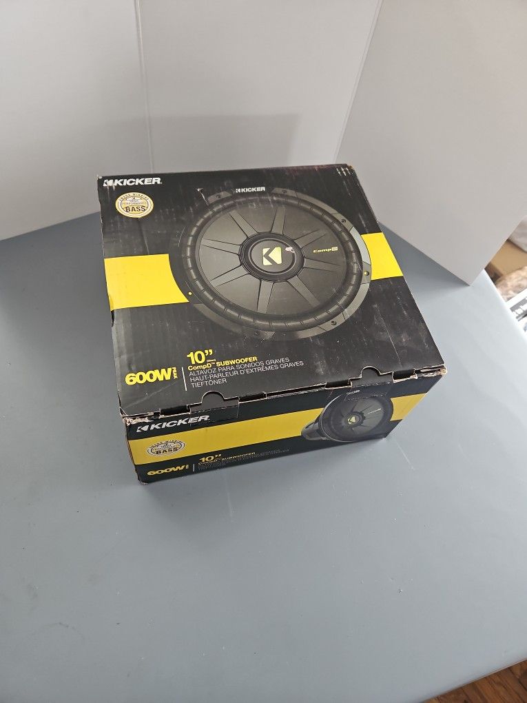 Kicker 10" CompD Subwoofer