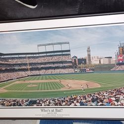 Baltimore Orioles Panoramic Framed Print 39x13" RIPKEN Batting