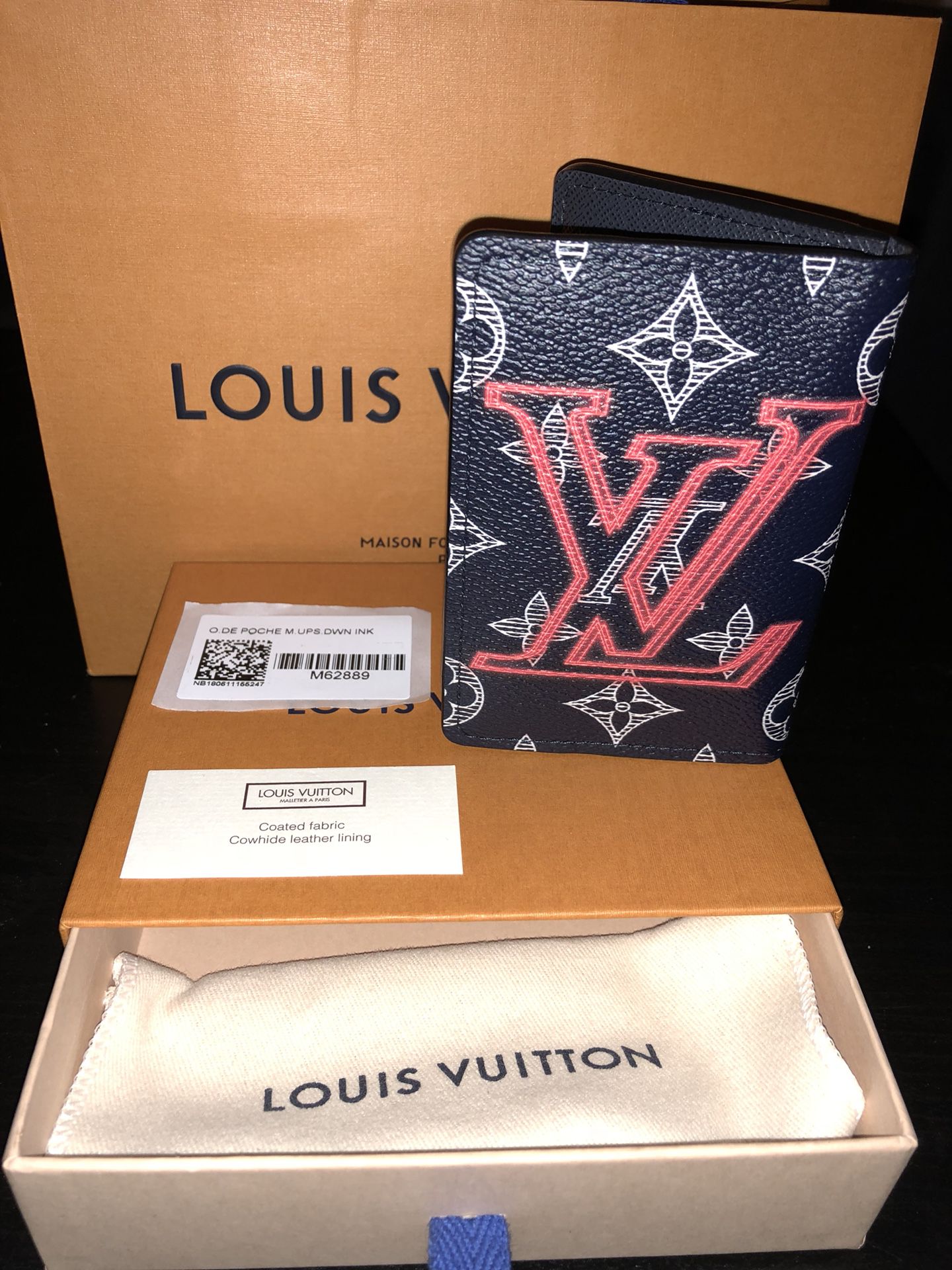 Replica Louis Vuitton Monogram Upside Down Canvas Multiple Wallet