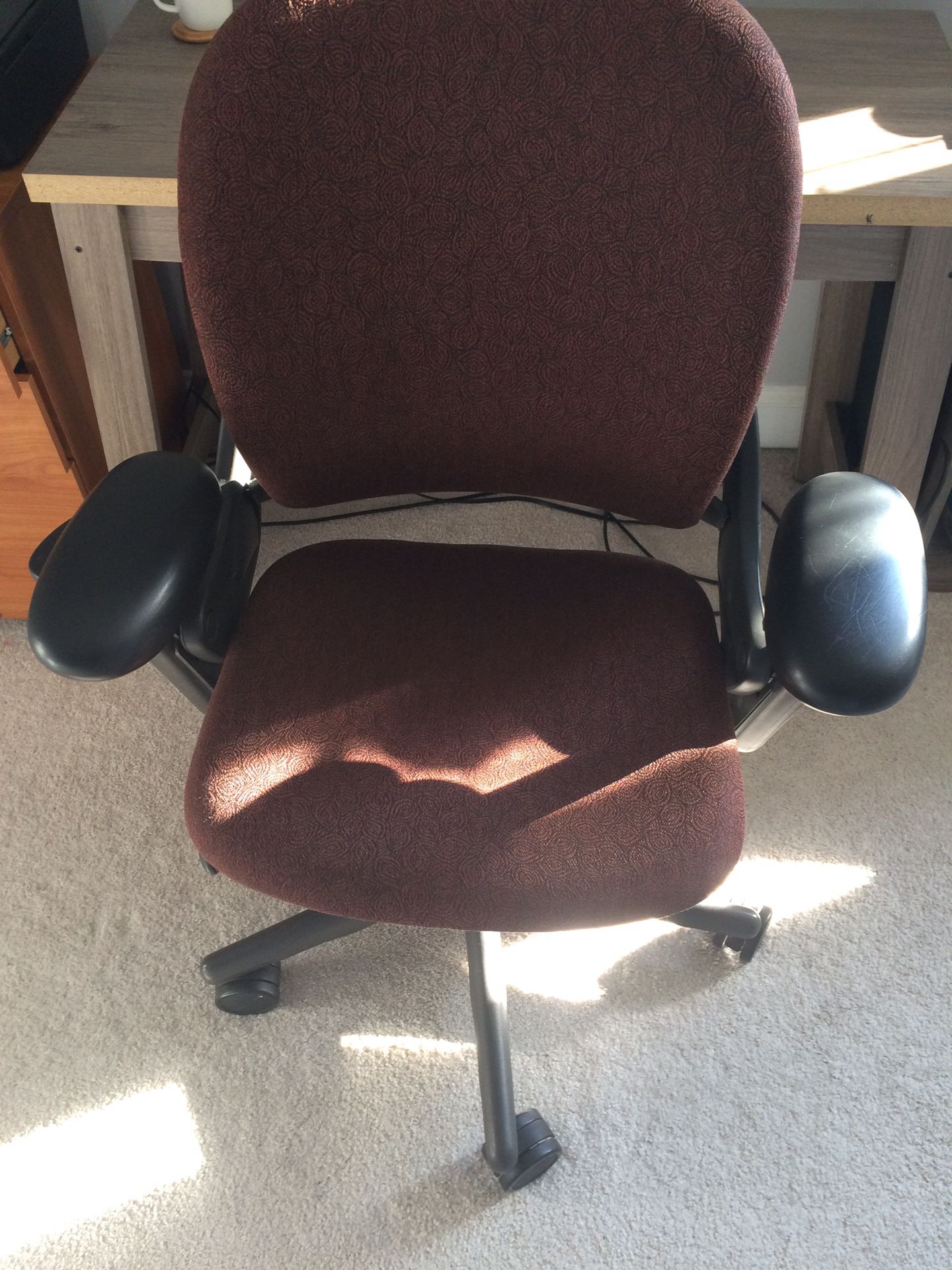 Desk and office chair