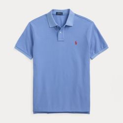 Polo Ralph Lauren Classic-Fit Cotton Polo Shirt Campus Blue Size XXL