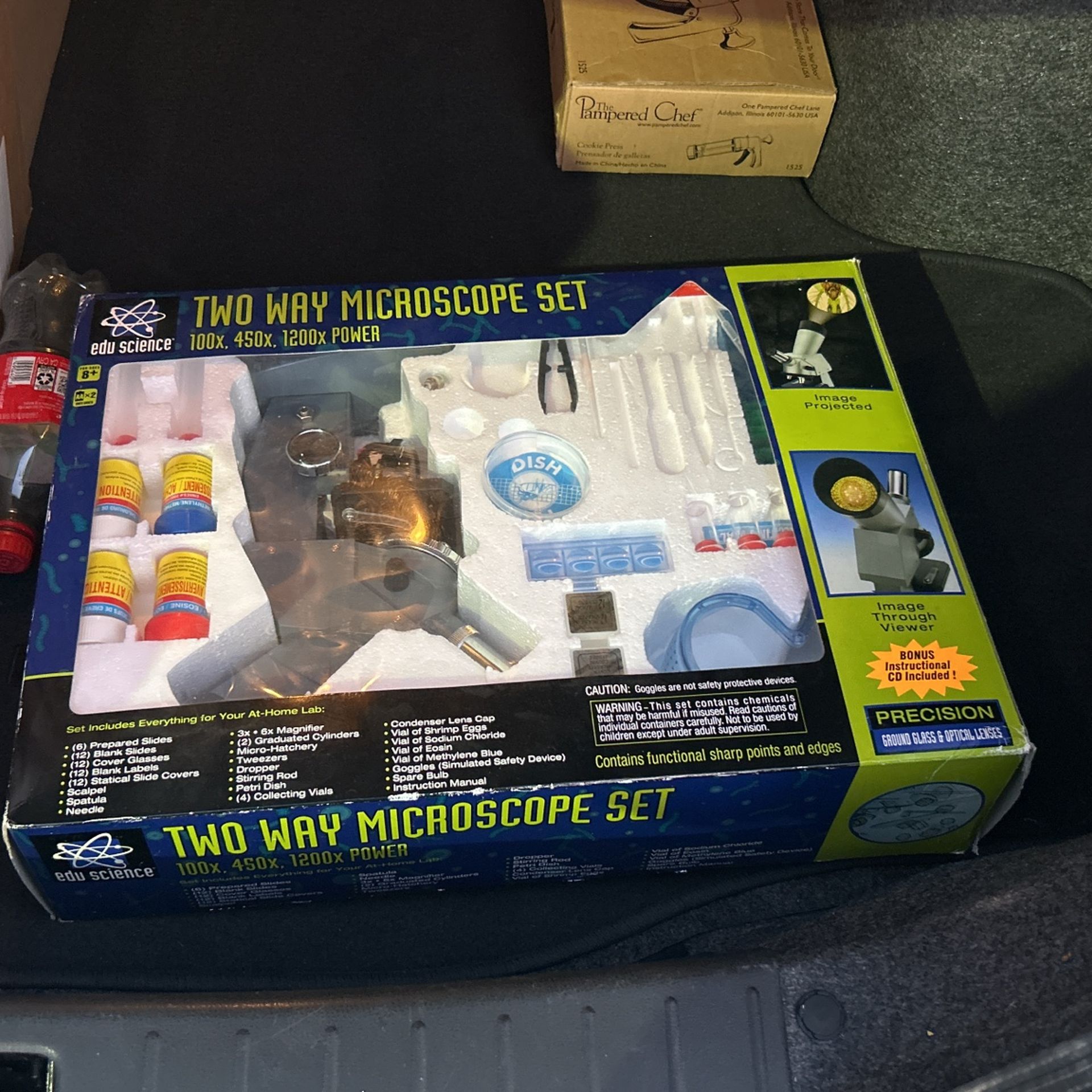 Two way microscope set