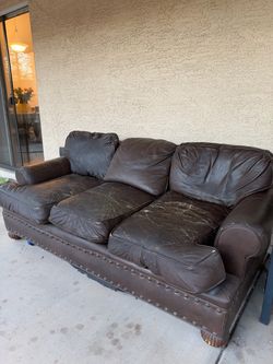 Leather coach. Free