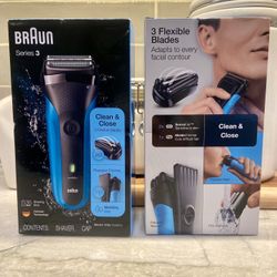 Electric razor: Braun Series 3 310s Wet & Dry Electric Shaver for Men / Rechargeable Electric Razor. New/unopened.