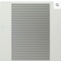 Flow Wall 24 Sq. Ft. Slatwall Panel Pack - Silver
