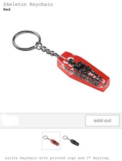 Supreme Skeleton Keychain SS20