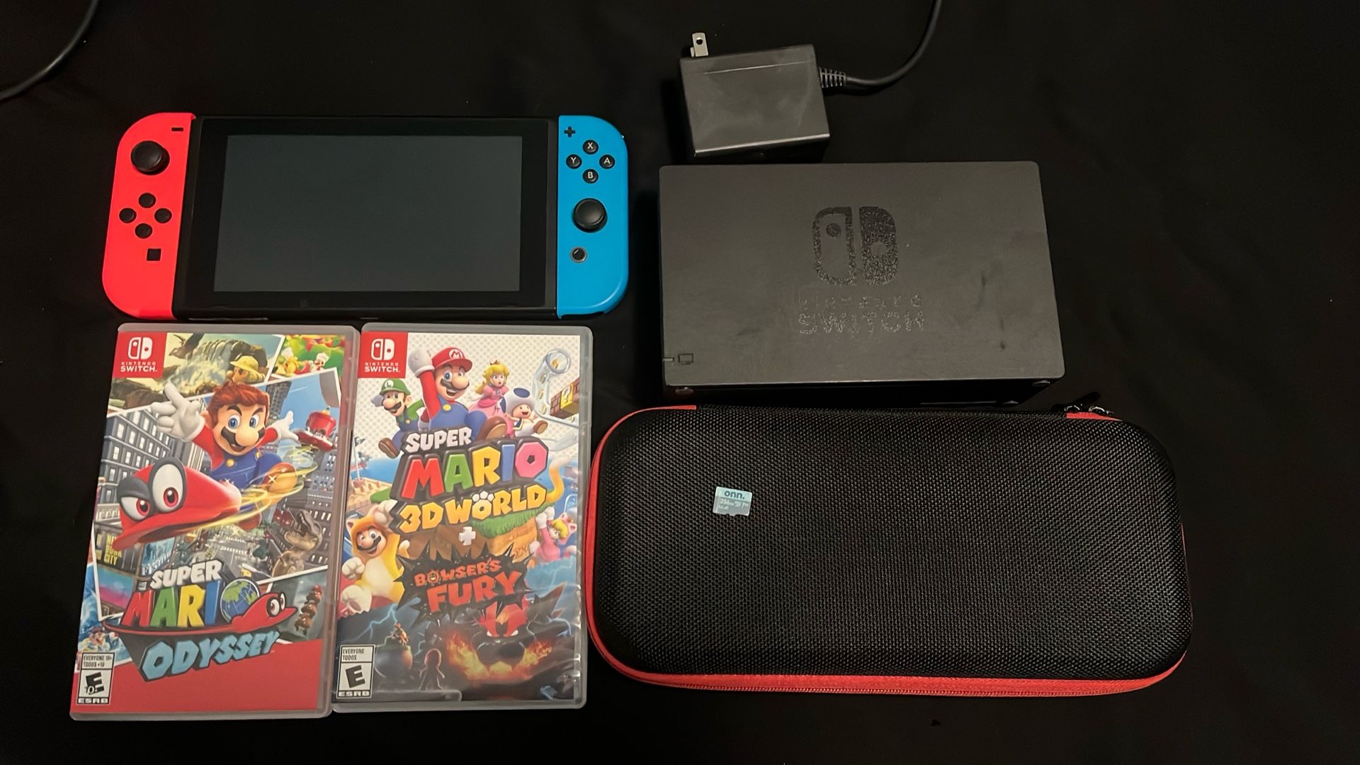 Switch 2017 Version W/Dock, 2 Games, 256 SDCARD