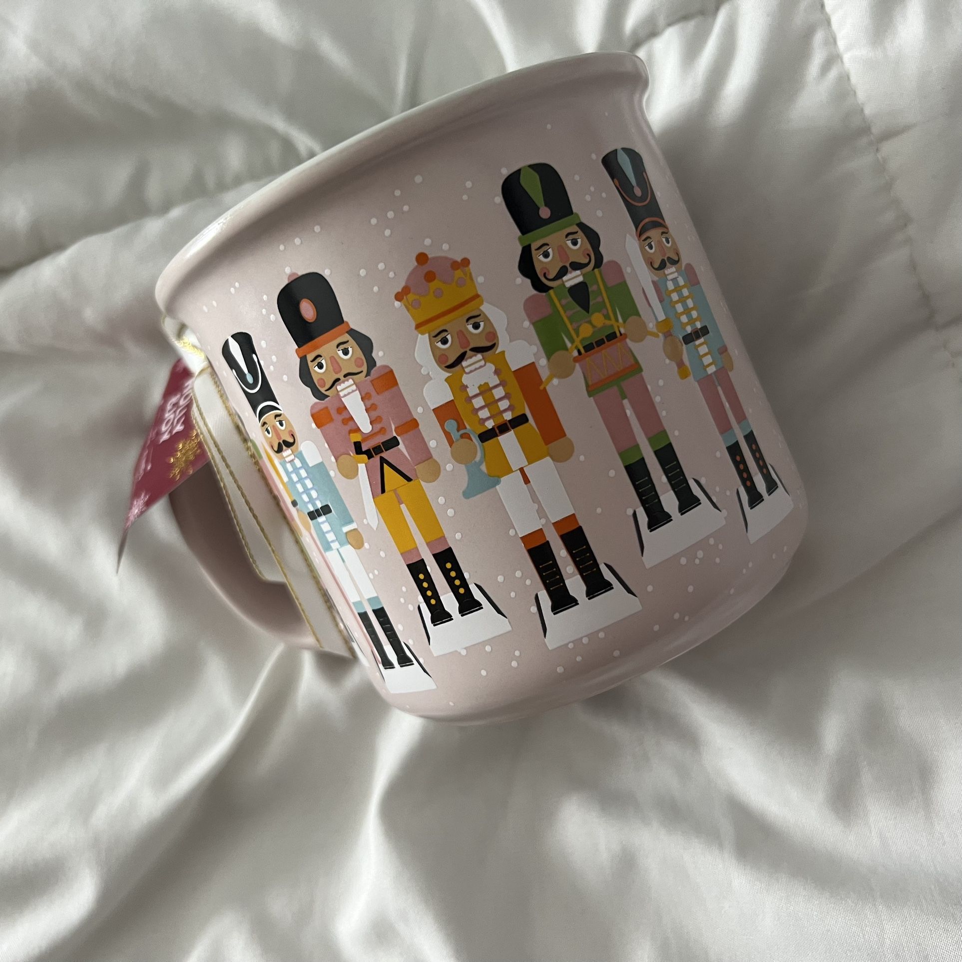 Pink Nutcracker Christmas Mug