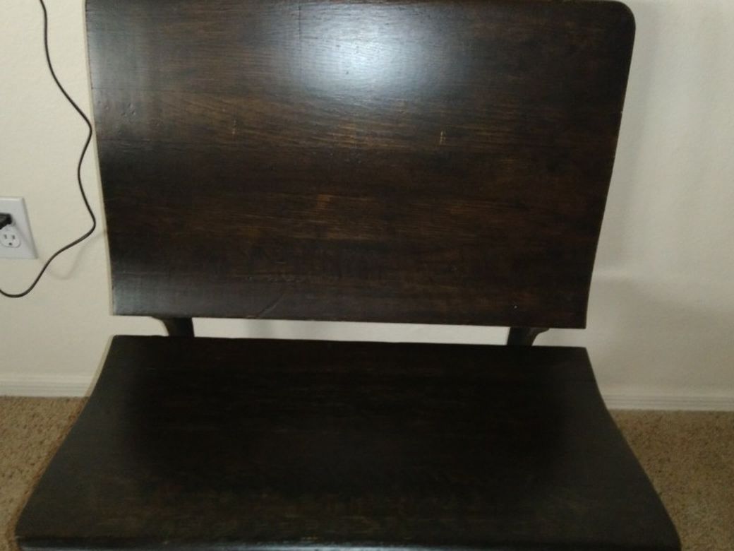 Antique Chicago School Seat.