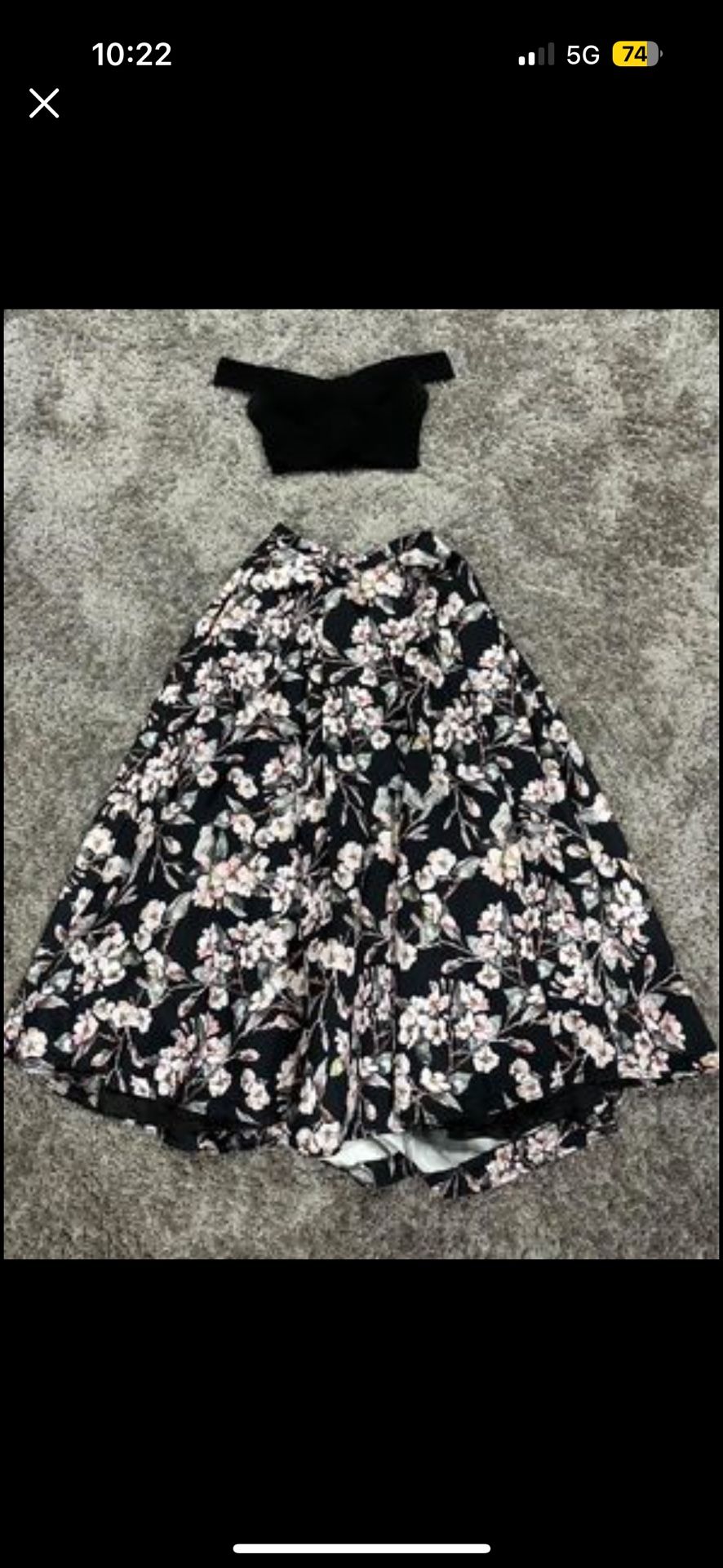 B. Darlin 2-Piece Prom Dress