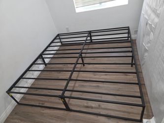 King size metal bed frame