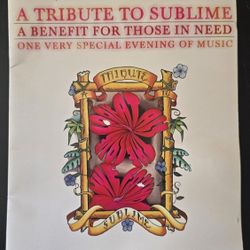 RARE Sublime Concert Leaflet / Pamphlet