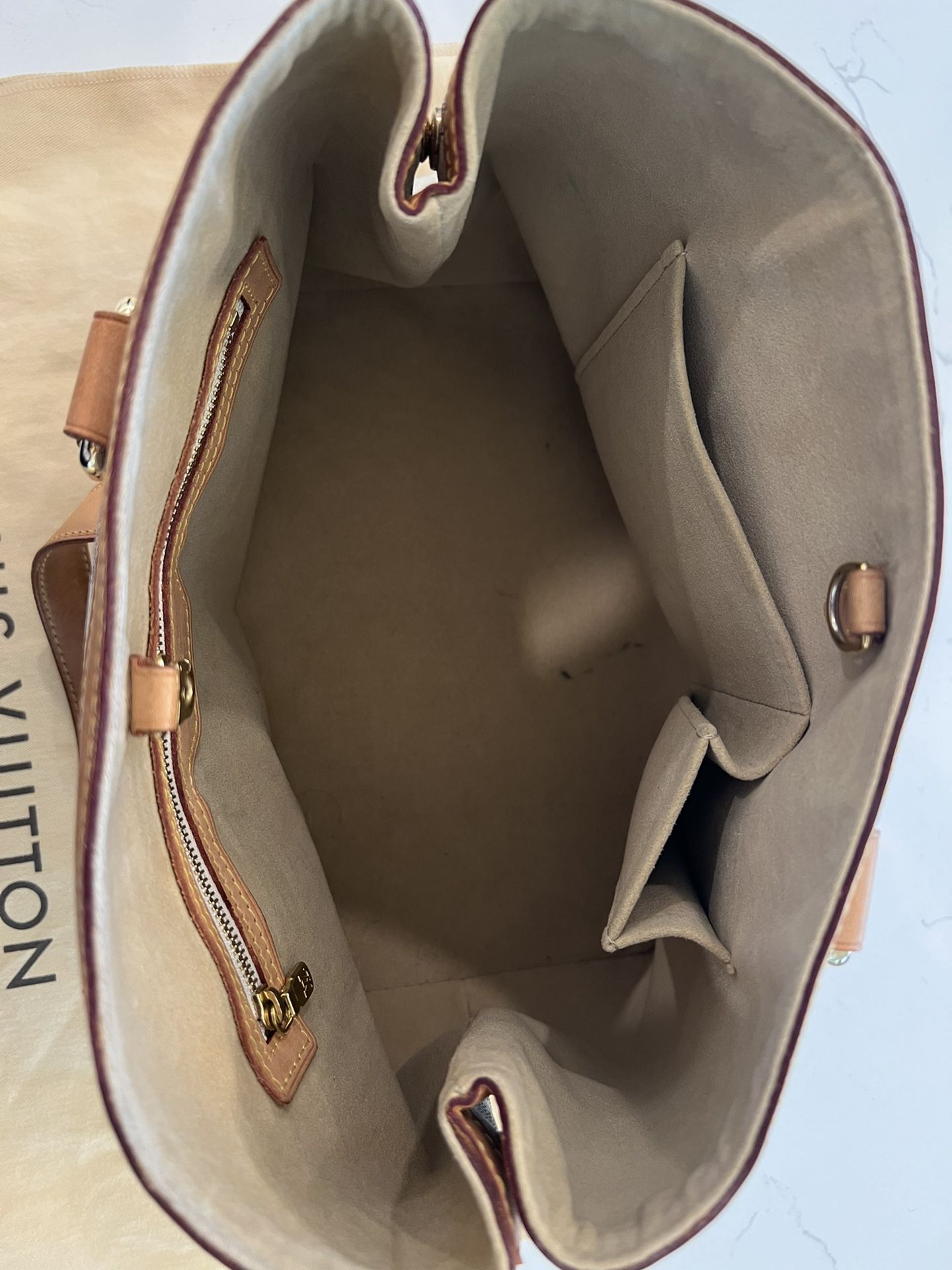 Hampstead PM Damier Azur – Keeks Designer Handbags