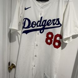 LA DODGER AUTHENTIC JERSEY Size44 - Retails $375
