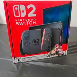 Nintendo Switch 2 with Mario Kart World. 