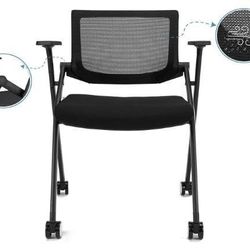 Set of 2 Folding Office Chairs