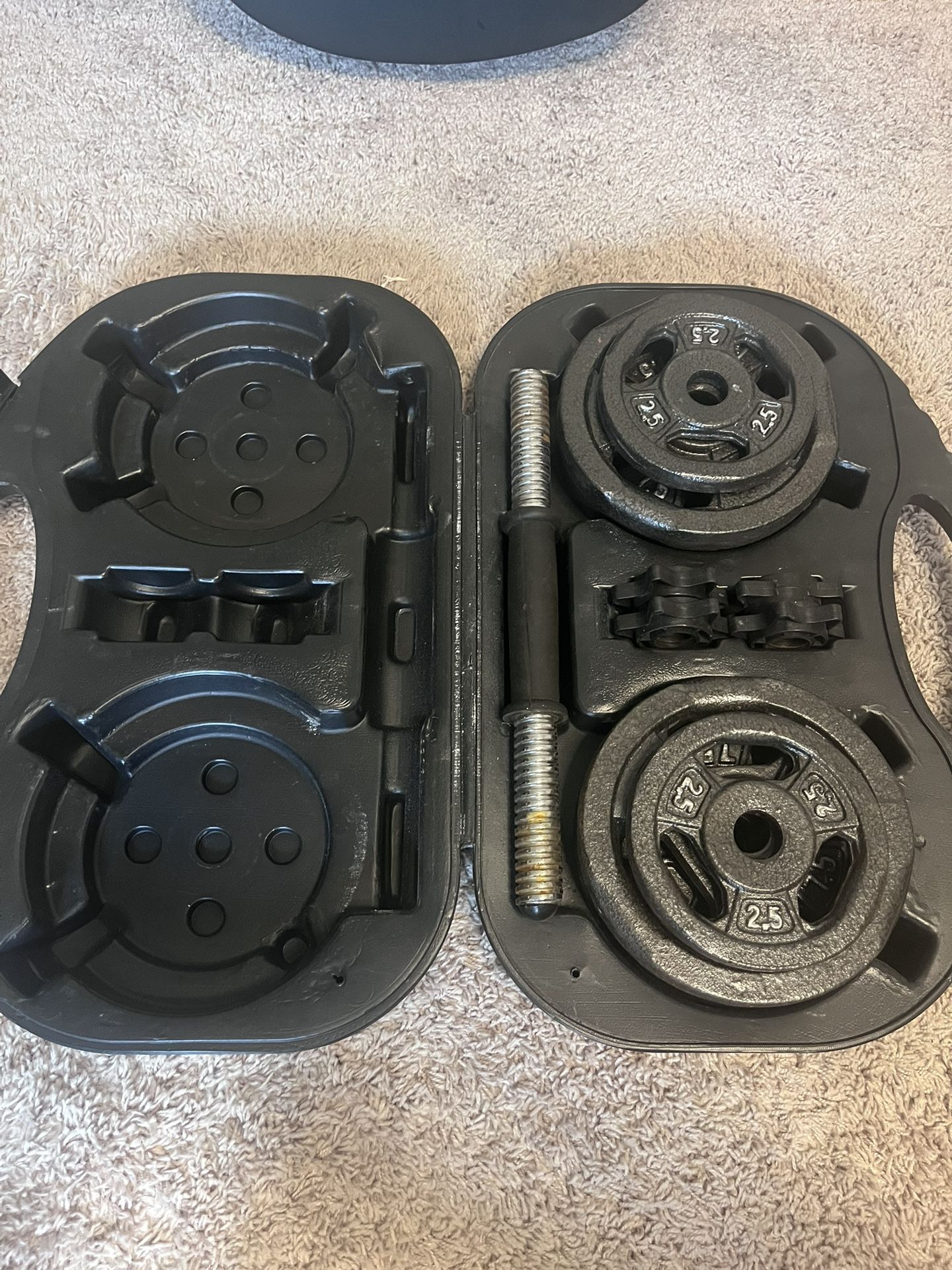 20lb Adjustable Dumbbells